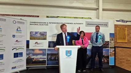 Paul Bristow winning speech