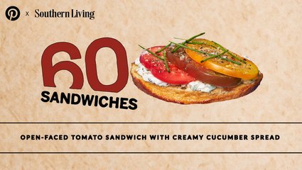 How to Make Open-Faced Tomato Sandwiches with Creamy Cucumber Spread