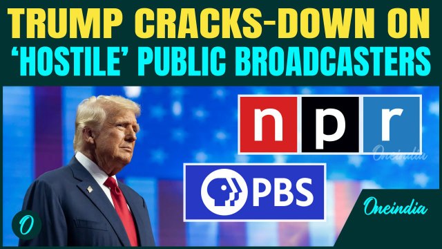 Trump cancels funding of Public Broadcasters NPR, PBS | Orders probe by Federal agencies