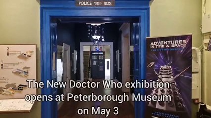 Dr Who exhibition at Peterborough Museum