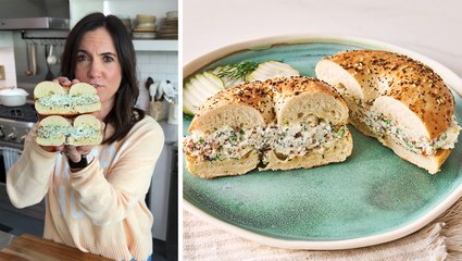 How to Make Chopped Pickle Bagels