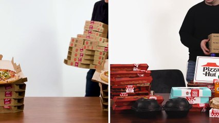 A Brit and an American try each other's Pizza Hut