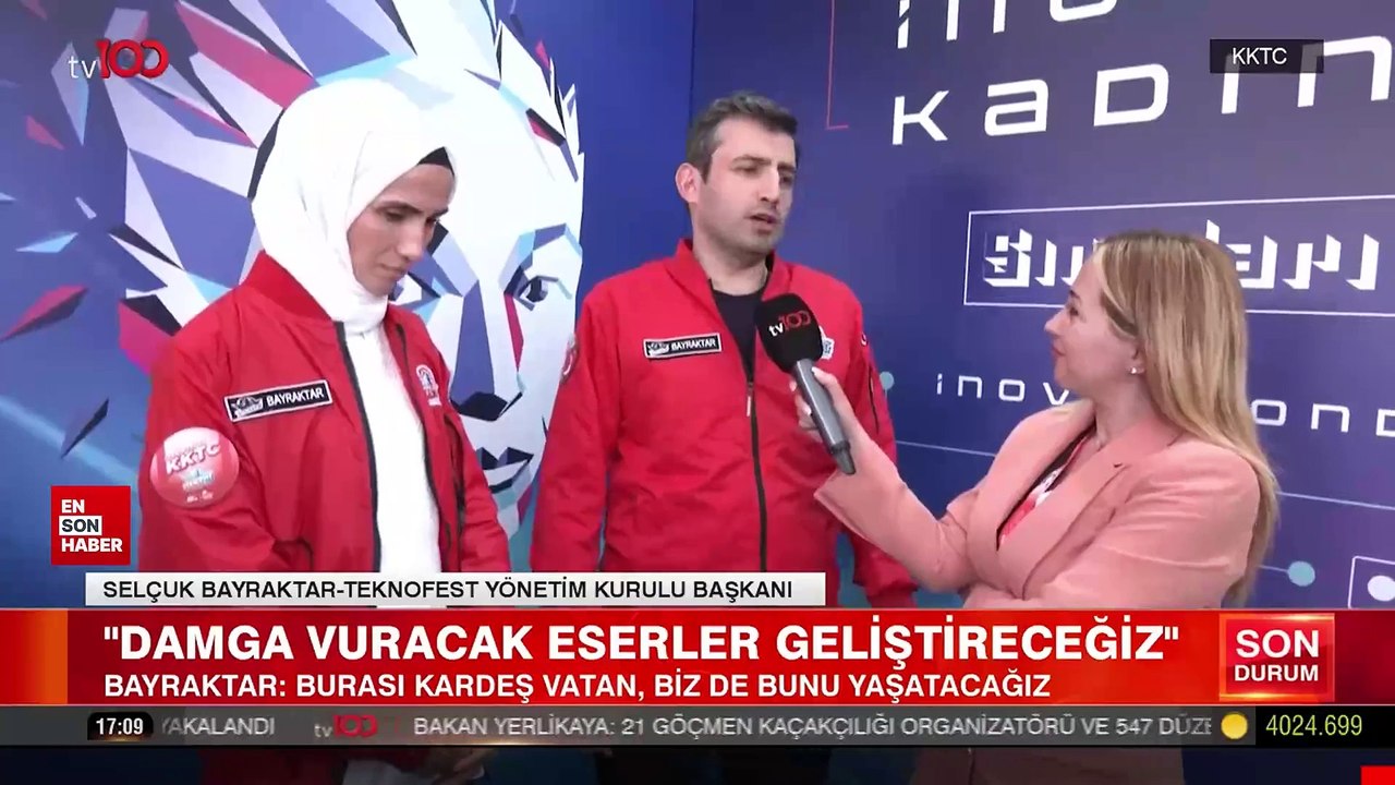 Selçuk Bayraktar ve eşi Sümeyye Erdoğan Bayraktar tv100'e konuştu
