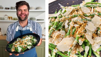 How to Make Green Bean Caesar Salad