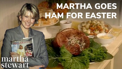 Martha Goes Ham For Easter | Traditional Southern Stuffed Smithfield Ham