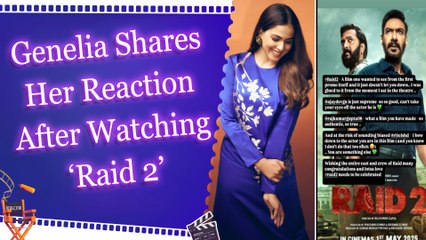 Genelia D'Souza 'bows down' to hubby Riteish Deshmukh after watching 'Raid 2'