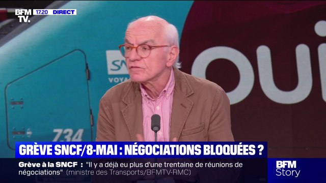 SNCF: Nous sommes favorables à un encadrement du droit de grève, affirme Michel Quidort (vice-président de la Fédération nationale des associations d'usagers des transports)