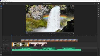 Adobe Premiere Rush 17 Using Auto Ducking