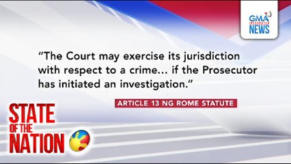 NUPL: Bahagi ng ICC ang Office of Prosecutor kaya may hurisdiksyon na mag-imbestiga ito | SONA