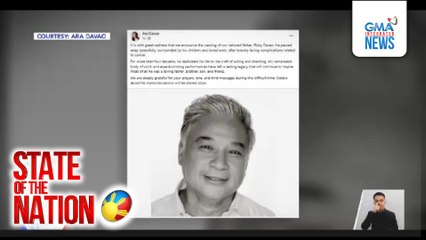 Ricky Davao, pumanaw sa edad na 63 | SONA