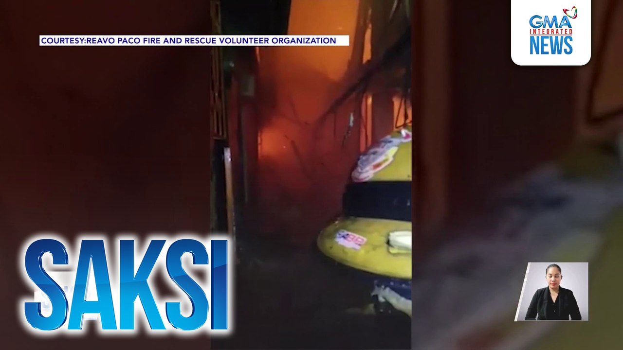 Sunog, sumiklab sa isang residential area | Saksi