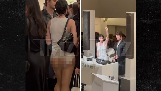 Julia Fox Wears Dress With No Backside At Cultured Magazine Party