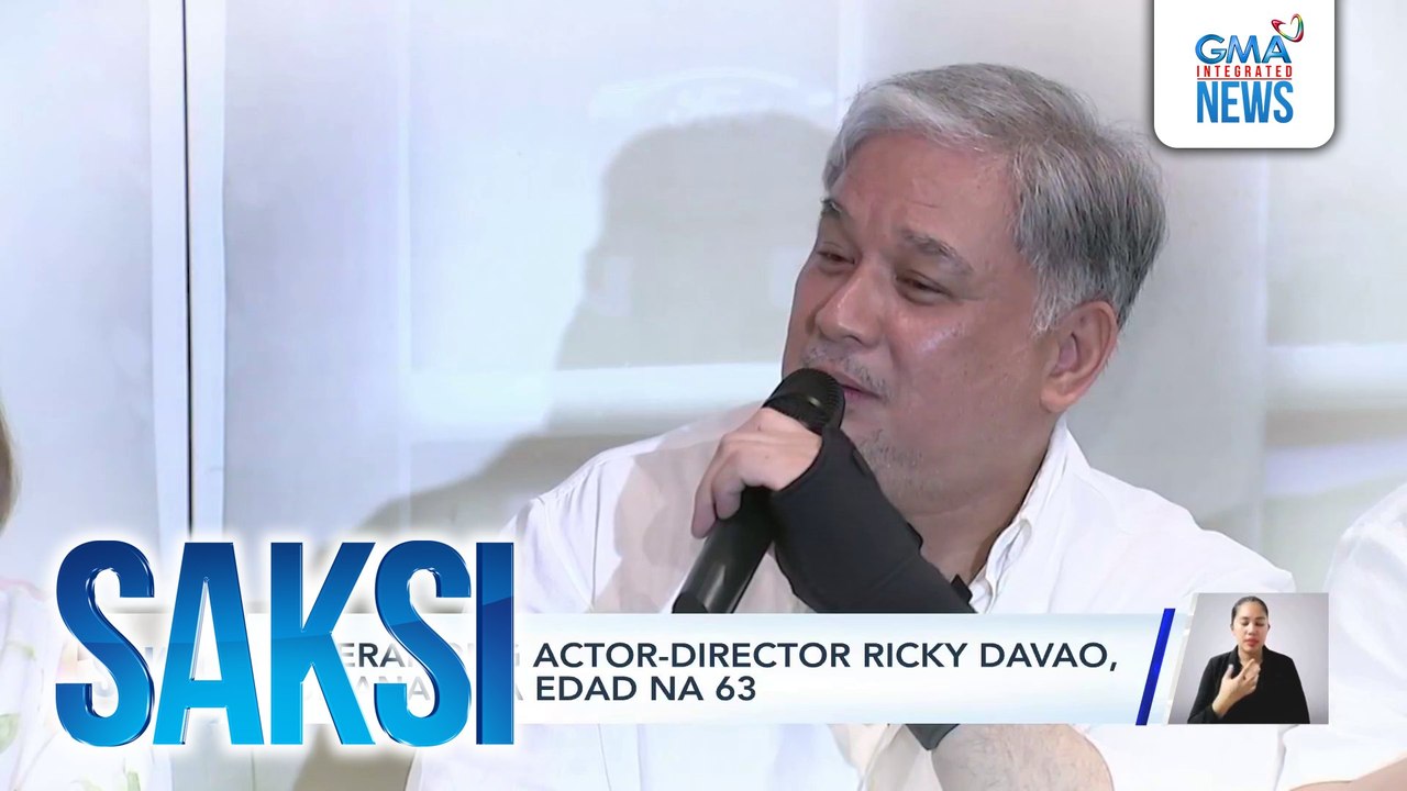 Beteranong actor-director Ricky Davao, pumanaw sa edad na 63 | Saksi