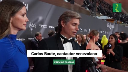Carlos Baute en los Premios Platino