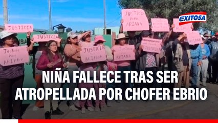 Niña de nueve años falleció tras ser atropellada por chofer ebrio en Paucarpata