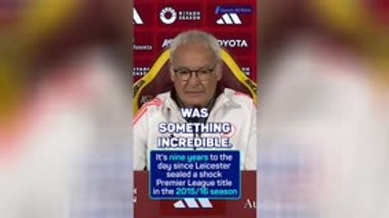 Ranieri reminisces on Premier League glory