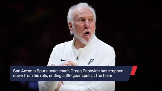 Breaking News - Gregg Popovich steps down as Spurs head coach