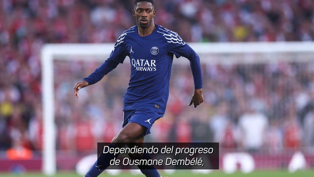 Luis Enrique descarta a Dembele para Estrasburgo, pero mantiene la duda para la Champions el miércoles: Mañana no va a jugar, eso es seguro