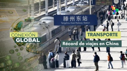 Red ferroviaria china inició el feriado del 1 de mayo con cifras históricas