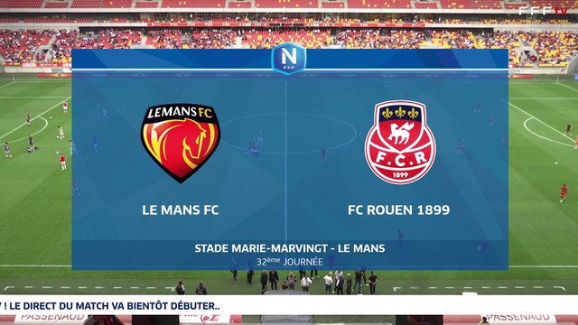 J32 I Le Mans FC vs FC Rouen 1899 en replay (2-2) I National FFF 2024-2025