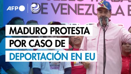 Maduro protesta por caso de niña separada de sus padres durante deportación en EU