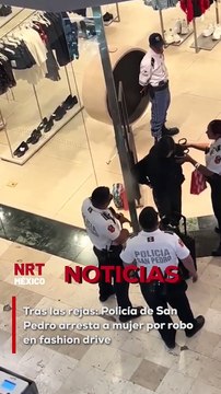 Una mujer fue aprehendida por la policía de San Pedro Garza García luego de ser señalada como responsable de un robo en una tienda ubicada dentro de la plaza comercial Fashion Drive. Su intento de cometer el delito fue frustrado por la rápida acción de la