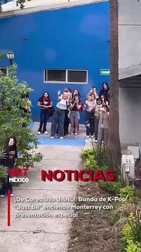 ¡Los estudiantes de la Facultad de Psicología de la UANL en Monterrey vivieron un momento inolvidable! El popular grupo de K-pop 'Just B' ofreció una presentación especial en el Salón de Usos Múltiples, desatando la euforia entre los asistentes.