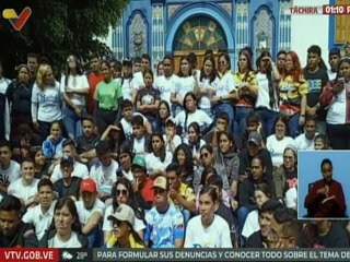 Juventud tachirense invitan a la población a registrarse en la plataforma "Jóvenes con Bernal"