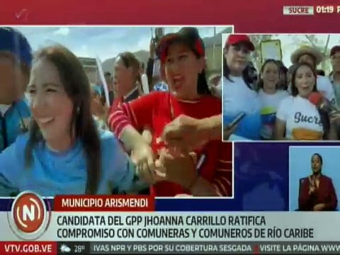 Sucre | Candidata Jhoanna Carrillo debate propuestas con comuneros para el desarrollo de la entidad