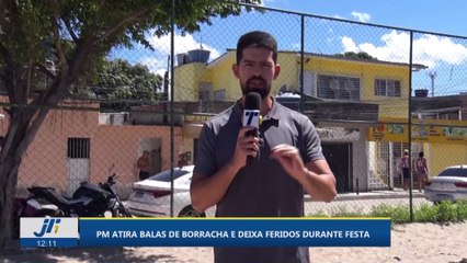 PM atira balas de borracha e deixa feridos durante festa
