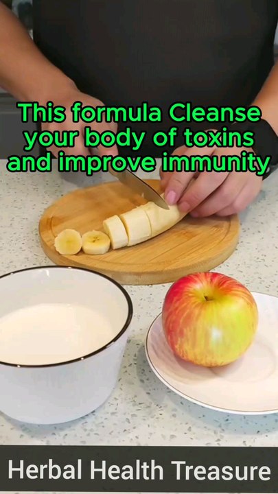 This Formula Cleanse Your Body Of Toxins And Improve Immunity !