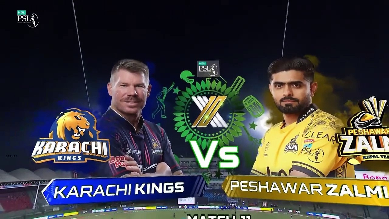 HBL PSL  | 11th Match | Peshawar Zalmi vs Karachi kings | Full Match | Highlights | T20 | 2025
