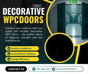 Elegant and Durable Decorative WPC Doors for Modern Interiors