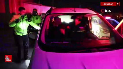 Aksaray'da alkollü araç kullanıp polisten kaçtı