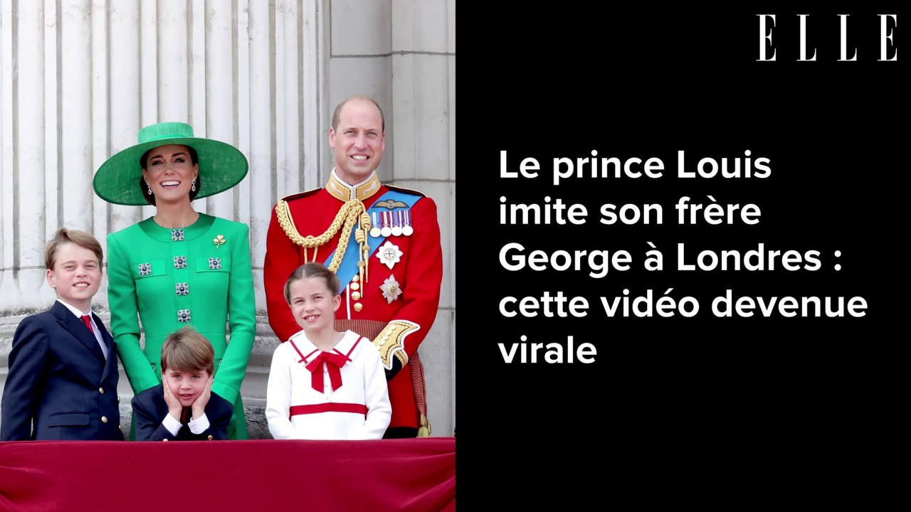 Le prince Louis imite son frère George à Londres : cette vidéo devenue virale