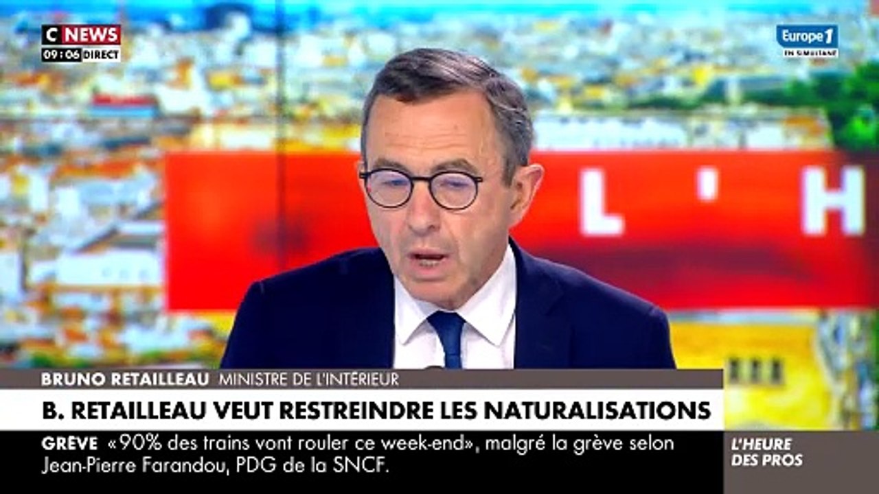 Naturalisation : «Entrer dans la communauté nationale, c'est une chance, ce n'est pas un droit», affirme Bruno Retailleau