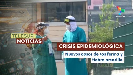 Activan alerta epidemiológica en Ecuador por brotes de tos ferina y fiebre amarilla
