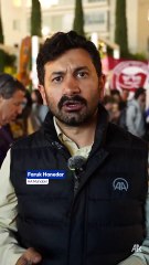 İsrail'deki gösteride, öldürülen Filistinli çocukların fotoğrafları taşındı