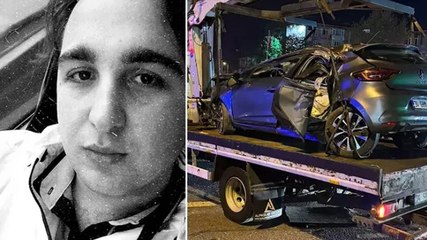 Beşiktaş’ta alkollü sürücü otomobille direğe çarpıp takla attı: 1 ölü 2 yaralı