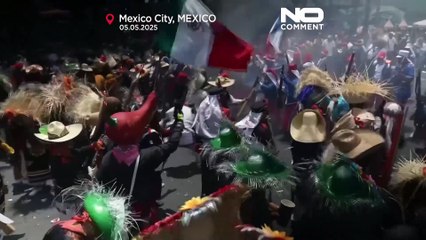 مکزیکی‌ها پیروزی در نبرد پوئبلا را جشن گرفتند