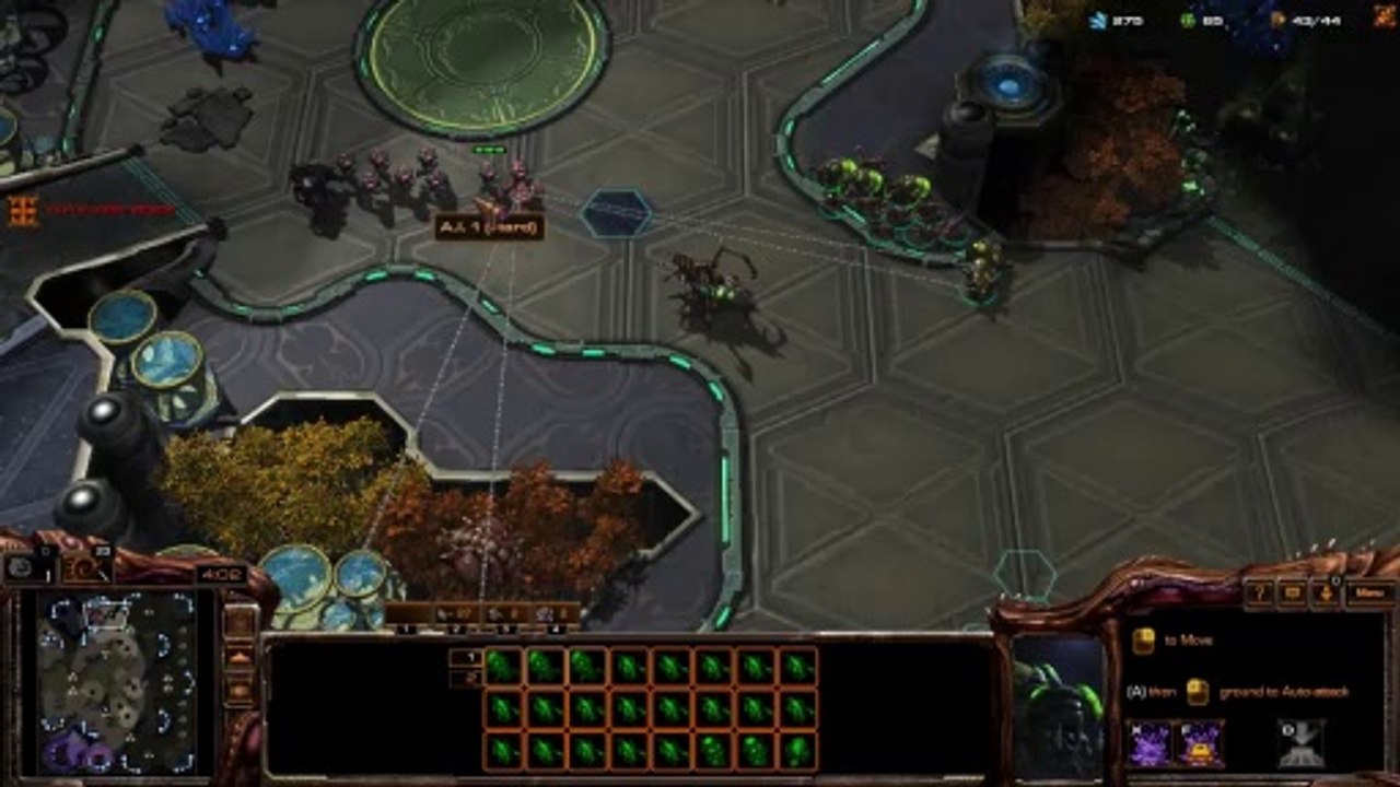 [SC2]No.0379--Great ZERG Player vs Hard-Level TERRAN A.I, WIN[Baneling Bust].CUT.01'56-08'58