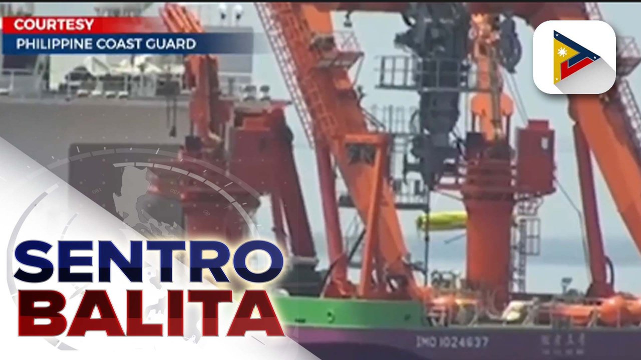 Chinese research vessel na pumasok sa ating EEZ, naitaboy ng PCG; submersible ng China na Shenhai Yongshi, na-monitor