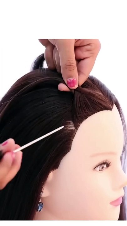 Beautiful hairstyle for girls #hairstyle #diyhairstyle