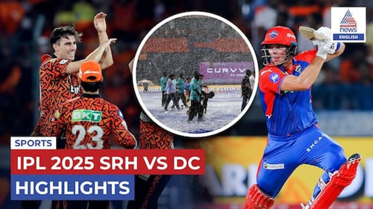 IPL 2025 SRH vs DC Highlights: Rain Ends SRH Playoff Hopes | Match Abandoned