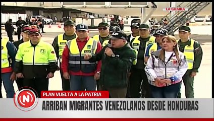 Arriban al país 183 migrantes venezolanos repatriados desde Honduras
