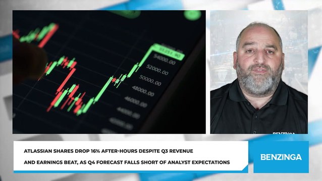 Atlassian Shares Drop 16% After-Hours Despite Q3 Revenue And Earnings Beat, As Q4 Forecast Falls Short Of Analyst Expectations