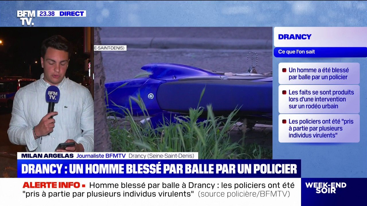 Drancy: un homme blessé par balle durant une opération policière de lutte contre les rodéos urbains