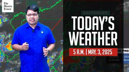 Early Morning Weather Update for May 3, 2025 🌤️