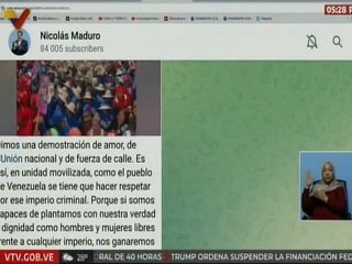 Jefe de Estado: Somos capaces de plantarnos con nuestra verdad y dignidad frente a cualquier imperio