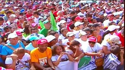 Yaracuyanos salen a las calles en respaldo a los candidatos del Gran Polo Patriótico